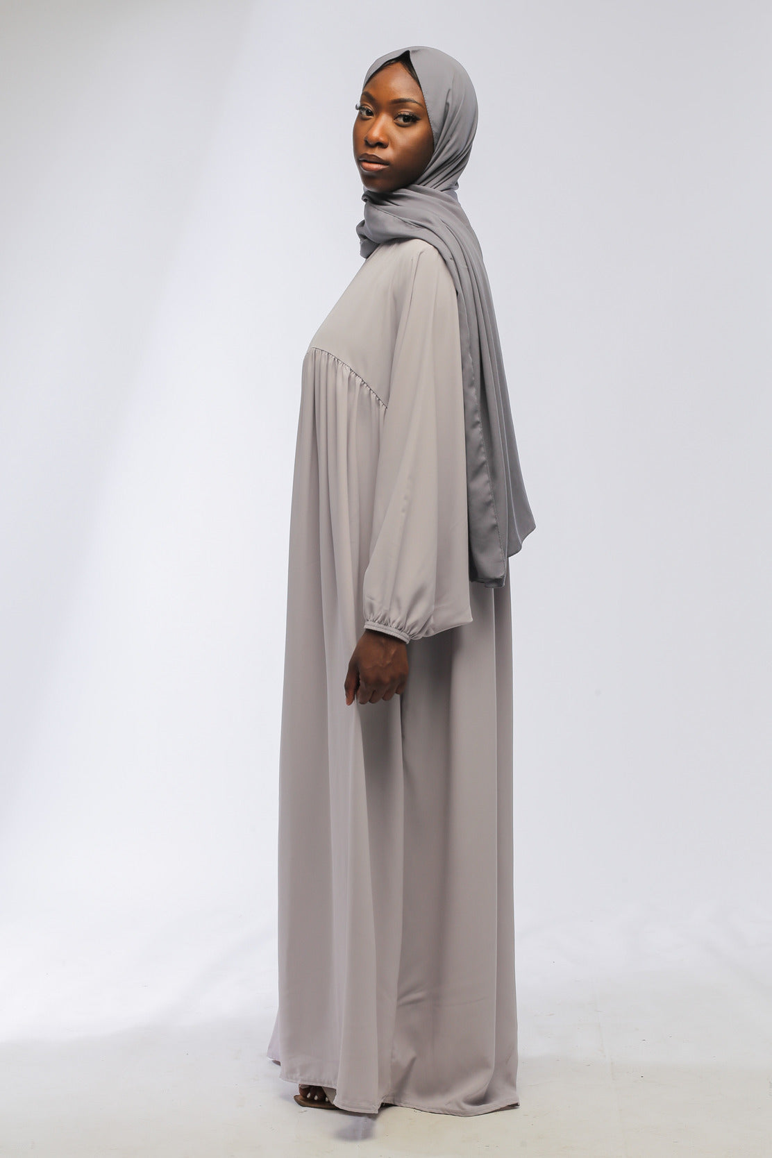 Maia Light Grey Dress