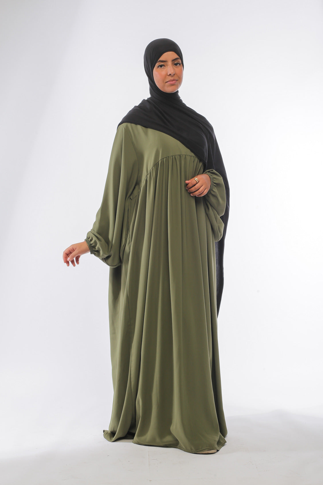 Maia Khaki Dress