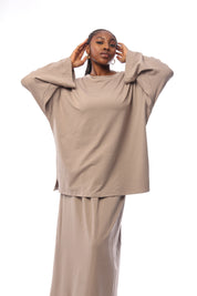 Ensemble T-Skirt Taupe