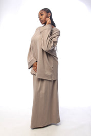 Ensemble T-Skirt Taupe