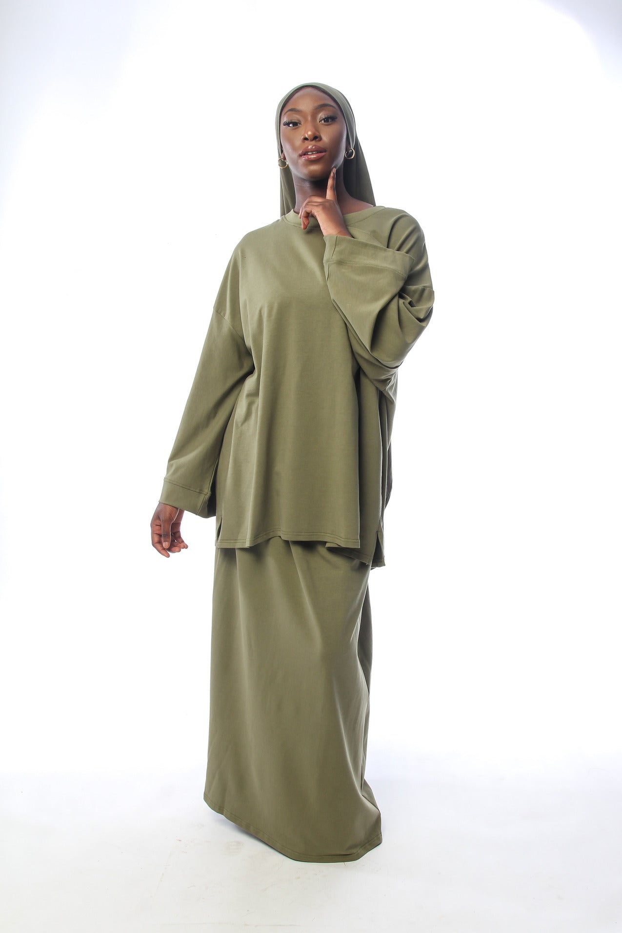 Khaki T-Shirt Set