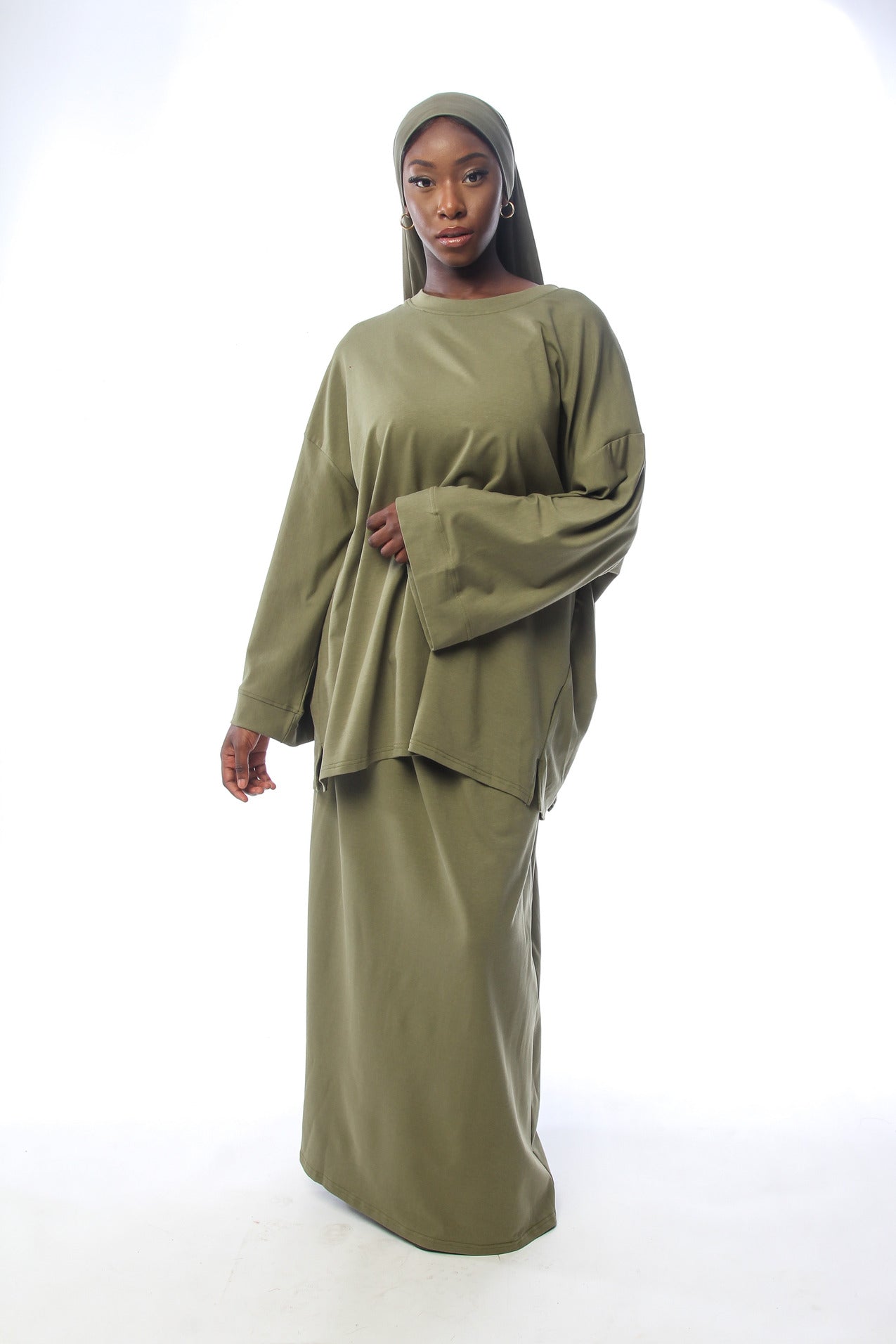 Khaki T-Shirt Set