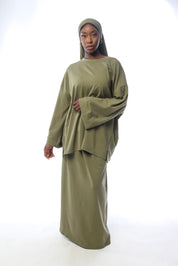 Khaki T-Shirt Set